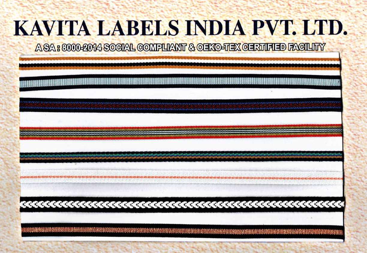 NECK TAPES, TAPES FOR PRINTING, BRAIDS